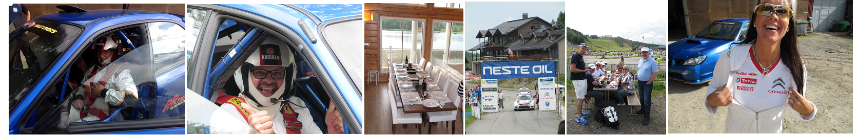 Asiakastilaisuuden järjestäminen Neste-ralli